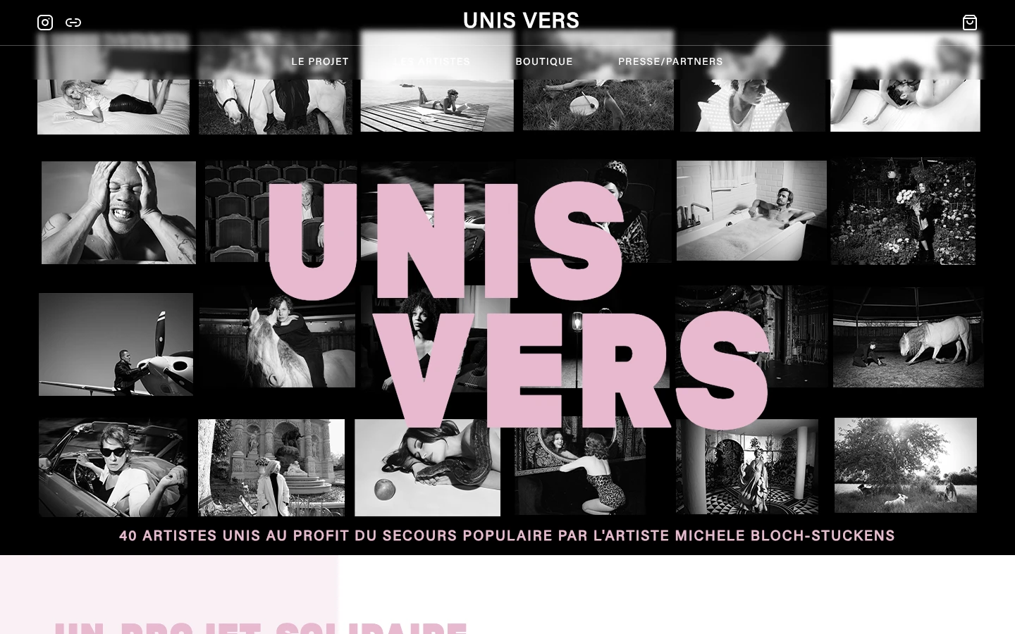 Aperçu du site Unis-Vers